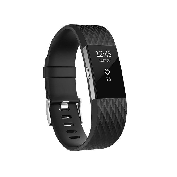 Diamond Pattern Adjustable Sport Watch Band for FITBIT Charge 2, Size: S, 10.5x8.5cm Diamond Pattern Adjustable Sport Watch Band for FITBIT Charge 2, Size: S, 10.5x8.5cm
